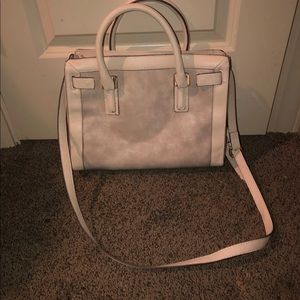 merona cream hand bag